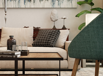 livingroom 3dmax architect architecture archviz closeup depth of field design interiordesign render vray
