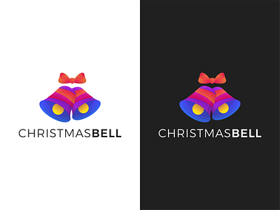Colorful bell logo template amazing logo artwork for sell bell branding christmas colorful logo vector
