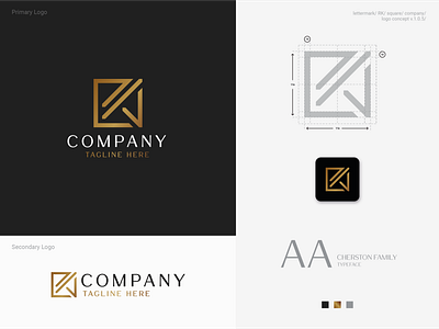 Luxury and Elegant Initial Abtract with Geometric Style Logo abstract available branding company design elegant geometric illustration initial logo luxury modern new simple vector young