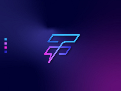 Modern Initial Logo, Monoline of Letter "F" Logo Template available branding company design elegant illustration logo modern ui vector