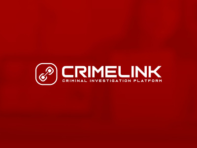 Crimelink Logo branding crime criminal design graphic design law legal logo