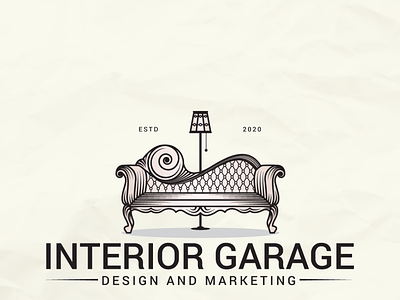 INTERIOR DESIGN & MARKETING brand identity branding design illustration interior logo vector