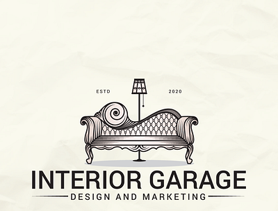 INTERIOR DESIGN & MARKETING brand identity branding design illustration interior logo vector