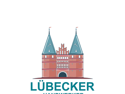 Lübecker Handwerker Logo design brand design brand identity branding design desinger illustration line art line art logo logo vector