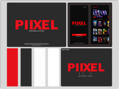 Mood board & Logo Design PIIXEL