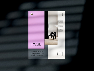 FACIL Brochure Design branding branding concept design layout print visual identity