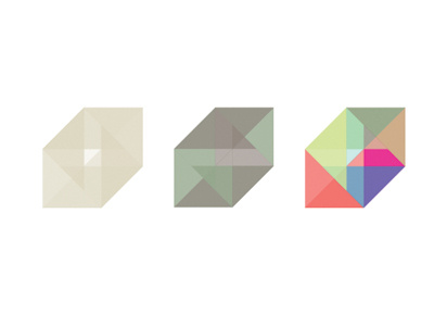 HearNow Logo - WIP fold logo origami variations wip