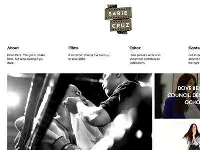 Sarie Cruz Website