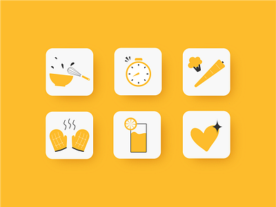 Cooking App Icons