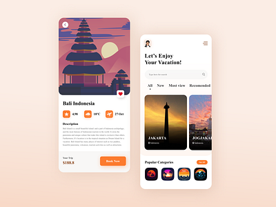 Travel App Design