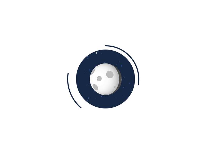 Moonshot Logo Animation after effects blue design logo logo animation mood moon moonshoot