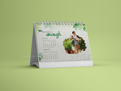 Table Calendar Design | Bright Pixel branding calendar graphic design
