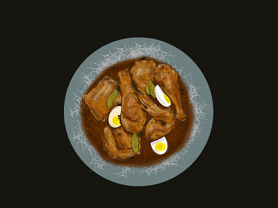 adobo1 adobo art design drawing food illustration illustration art photoshop