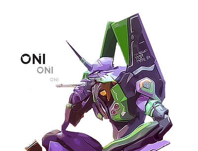 EVA01 art design hobby illustration illustration art mecha photoshop