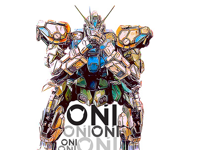 gunplasitting art design illustration illustration art photoshop