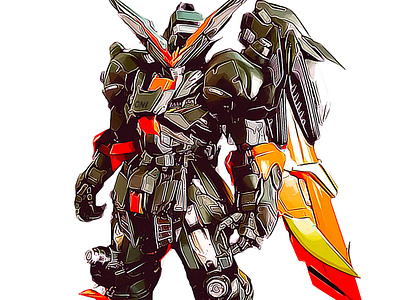 mastergundam art design drawing gundam illustration illustration art photoshop