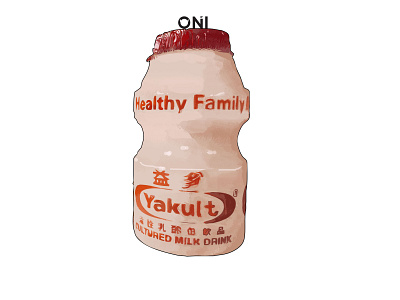 yakult art design drawing food hobby illustration illustration art kawaii art photoshop vector