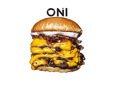 burger59 art burger design drawing food hobby hungry illustration illustration art photoshop
