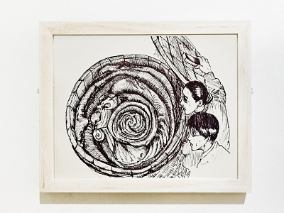 #nopencilchallenge Sketch Uzumaki (Junji Ito) art design drawing fanart illustration illustration art manga sketch