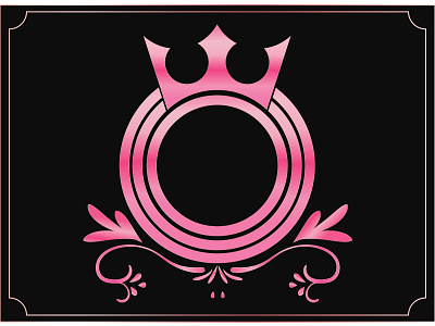 royal crown pink 100 castle crown logo illustration king logo minimal pink princess queen royal corwn royalty simple