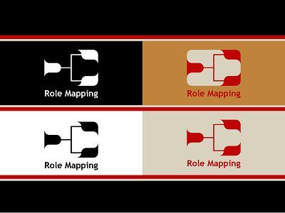 Role Mapping Logo assignment branding connected erp erp development erp development flat illustration intelligence mapping logo minimal organization organize role mapping logo search security roles survey vector