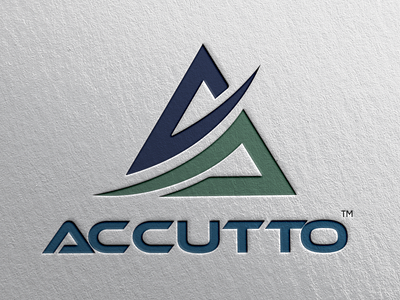 Accutto logo design branding design graphicdesign icon logo logodesign