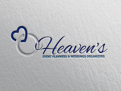 Heaven's event planners & weddings organizers logo branding design graphic design graphicdesign logo logodesign marketing typography