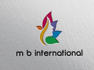 m b international logo 3d mockup branding design graphicdesign illustration logo logodesign mockup design mockups rextertech