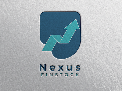 Nexus Finstock logo 3d mockup branding design illustration logo logodesign marketing mockup design nexus nexus finstock rextertech