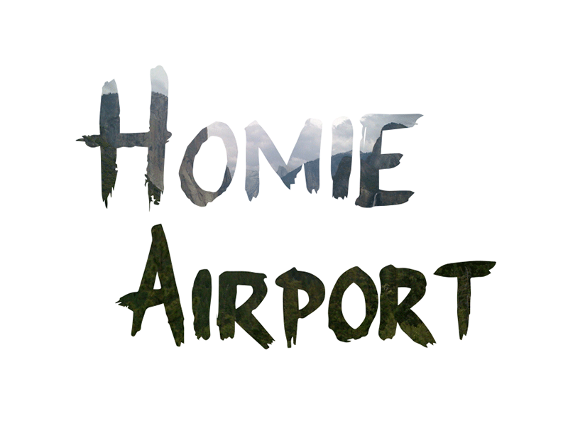 Homie Airport concepts branding concepting dj gif hand drawn hand lettering icon identity logo photo
