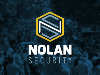 Nolan Security branding identity illustrator logo security