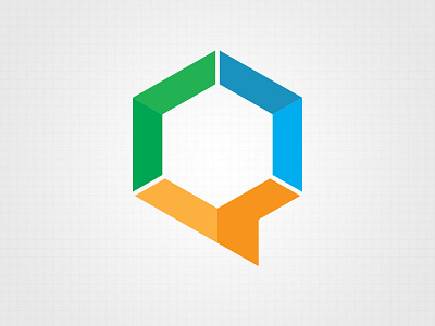 Hexploration hexagon icon illustrator