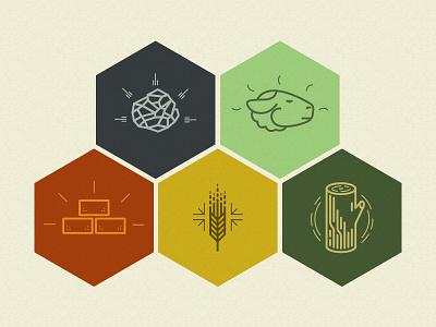 Settlers of Catan icons