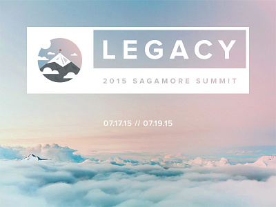 Legacy conference gradient illustrator leadership legacy logo mountain negative space nonprofit sky summit unsplash