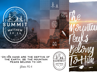Previous Summit Look and Feel branding christian concept conference hiking icon illustrator leadership summit