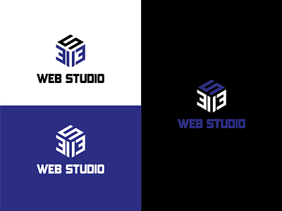 Logo design for web studio 31-13. branding design illustrator logo typography vector web