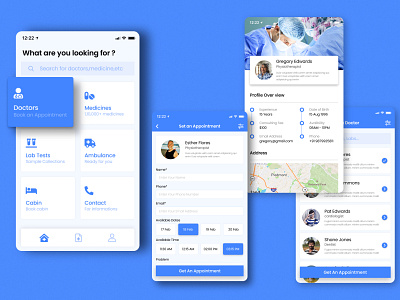 Doctor Appointment App UI