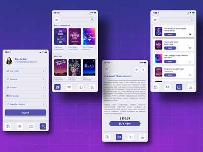 e-Book App Concept