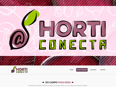 Horti Conecta Brand branding business design logo ui website
