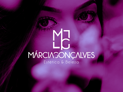 Márcia Gonçalves Brand beauty logo branding design flat icon logo minimal mockup vector