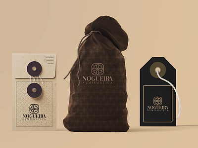 Nogueira Numismática - Visual Identity branding business design logo mockup vector