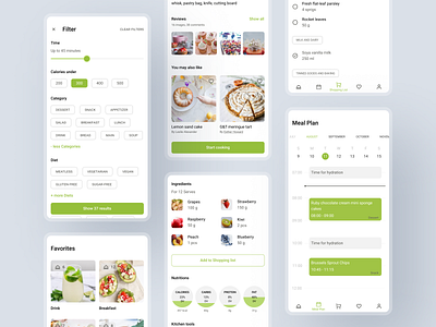 Meal plan & recipes (Android App)