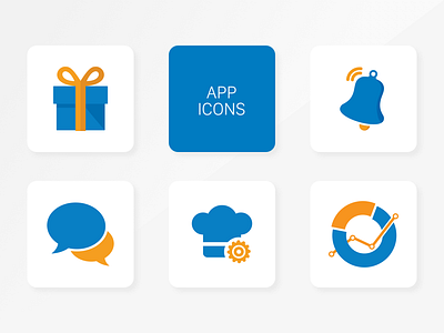 App Icons For iOS app icon color combination design ios