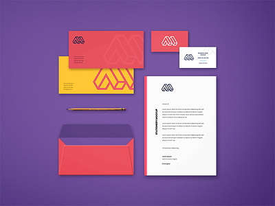 Free Realistic View Corporate Stationery Mockup