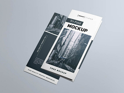 Free Tri Fold Brochure Mockup