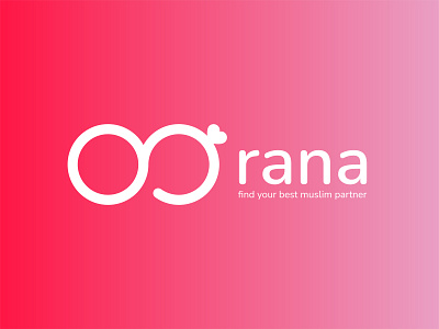 Rana Muslim Dating App artwork branding company logo cool design dating app design graphic design logo love motion graphics muslim personal branding pink