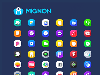 Mignon  Icon Set