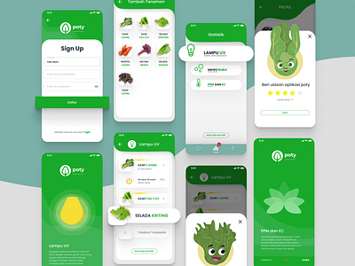 Hydroponic Controller for Mobile Apps app apps hydroponic mobile uiux uiux designer uiuxdesign
