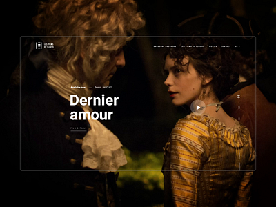 Les Films du Fleuves — Landing Page emotion filmmaker films immersive ui ux