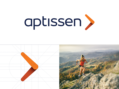 Aptissen - Branding art brand branding creative dailyinspiration design digital graphic graphic design graphicdesign grid identity inspiration logo logodesign logoinspiration orange swiss typography vector